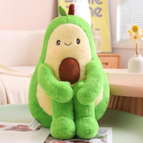 LfrAnk Kreative weiche Avocado Puppe Plüsch Spielzeug Avocado Puppe Home Kissen Kissen Mädchen Geburtstagsgeschenk 40CM 1 von LfrAnk