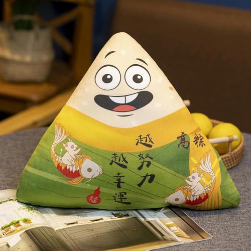 LfrAnk Kreatives Drachenboot Festival Zongzi weiches Kissen Plüsch Spielzeug Anhänger Mädchen Geburtstagsgeschenk 28cm 4 von LfrAnk