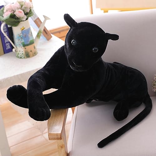 LfrAnk Leopard Plüsch Puppe Geld Leopard Black Panther Kinder Puppe Geburtstagsgeschenk Junge 60cm 2 von LfrAnk