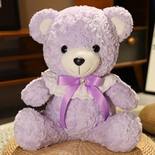 LfrAnk Niedliche Bär Puppe Tier Plüschtier Teddybär Puppe Mädchen Geburtstagsgeschenk 35cm 3 von LfrAnk