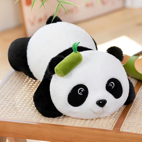 LfrAnk Niedliche Bambus Panda Kissen Plüsch Spielzeug Tier Puppe Geburtstagsgeschenk für Mädchen 40cm 1 von LfrAnk