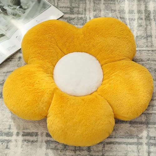 LfrAnk Niedliche Blume Plüsch Kissen Weiche Pflanze Blume Dekokissen Home Sofa Dekoration Kissen Kinder Geburtstagsgeschenk 45CM 2 von LfrAnk