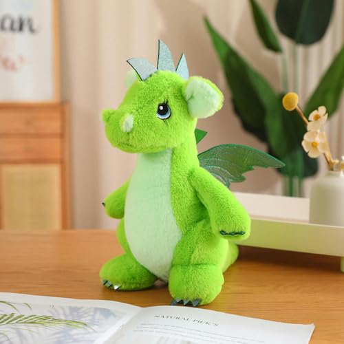 LfrAnk Niedliche Dinosaurier Drachen Puppe Tier Plüsch Spielzeug Drachen Puppe Geburtstagsgeschenk für Kinder 22cm 1 von LfrAnk