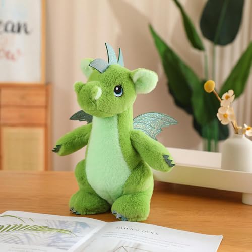 LfrAnk Niedliche Dinosaurier Drachen Puppe Tier Plüsch Spielzeug Drachen Puppe Geburtstagsgeschenk für Kinder 32cm 4 von LfrAnk