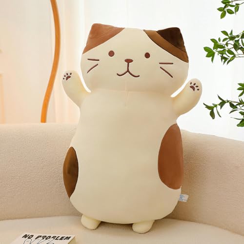 LfrAnk Niedliche Katze Kissen Plüschtier Puppe Zuhause Kissen Kissen Mädchen Stoffpuppe Geburtstagsgeschenk 105CM 1 von LfrAnk