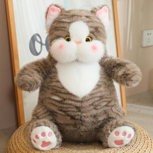 LfrAnk Niedliche Katzenpuppe Plüschtier Puppe Mädchen Stoffpuppe Geburtstagsgeschenk Kinder 60CM 1 von LfrAnk