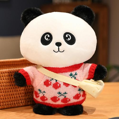 LfrAnk Niedliche Panda Puppe weiches Tier Plüschtiere für Kinder Geburtstagsgeschenk Dekoration 25cm 13 von LfrAnk