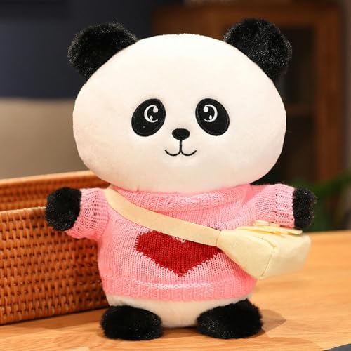 LfrAnk Niedliche Panda Puppe weiches Tier Plüschtiere für Kinder Geburtstagsgeschenk Dekoration 25cm 23 von LfrAnk