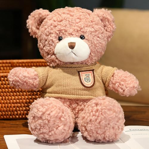 LfrAnk Niedliche Teddybär Tier Puppe, Plüschtier, Bär Puppe Mädchen Geburtstagsgeschenk 33cm 6 von LfrAnk