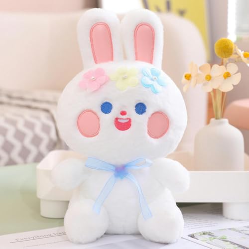 LfrAnk Niedliche weiche Hase Puppe Plüsch Spielzeug Tier Kaninchen Puppe Mädchen Geburtstagsgeschenk 45cm 2 von LfrAnk