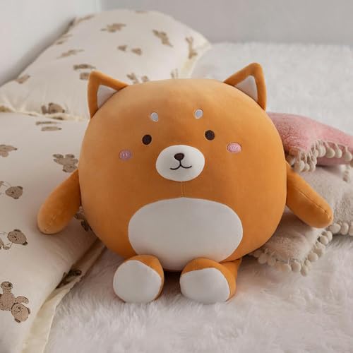 LfrAnk Niedliche weiche Panda Puppe Tier Plüschtier Shiba Inu Pinguin Puppe für Kinder Geburtstagsgeschenk 45cm 1 von LfrAnk