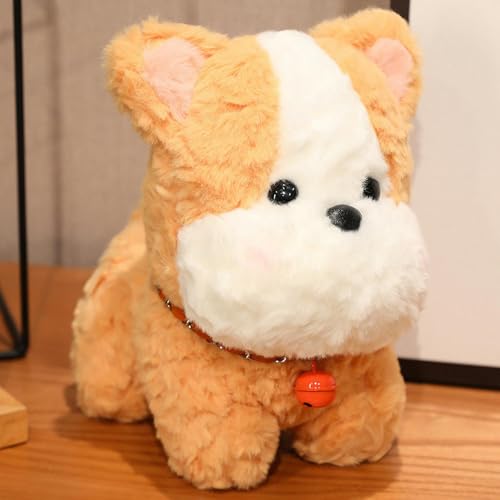 LfrAnk Niedlicher Hund Schnauzer Shiba Inu Puppe Plüschtier Hundepuppe Kinder Puppe Geburtstagsgeschenk 28CM 3 von LfrAnk