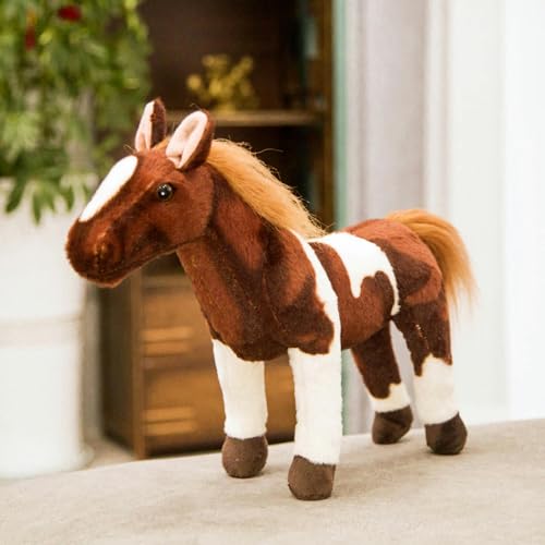 LfrAnk Pferd Plüschtier Pferd Puppe Schießen Requisiten Geburtstagsgeschenke Kinder 30cm 4 von LfrAnk