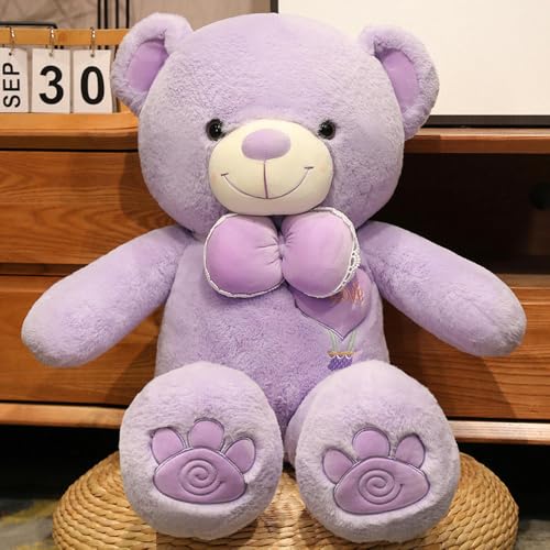 LfrAnk Teddybär Puppe Kuscheltier Plüschtiere, Bär Puppen Mädchen Geburtstagsgeschenke 80cm 2 von LfrAnk