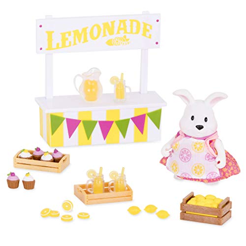 Li’l Woodzeez 25-teilig Hase mit Limonadenstand weiche Tierfigur und Zubehör – Tiere im Set, Zitronen, Cupcakes, Kleidung – Spielzeug für Kinder ab 3 Jahren Li’l Woodzeez 25-teilig Hase mit Limonadenstand weiche Tierfigur und Zubehör – Tiere im Set, Zitronen, Cupcakes, Kleidung – Spielzeug für Kinder ab 3 Jahren von Li'l Woodzeez