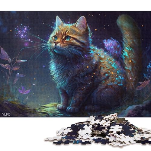 1000-teiliges Puzzle für Erwachsene, Garfield, das magische Tier, Puzzles für Holzpuzzles, Spielzeug, Denkspiel 75x50cm/1000 Teile von LiJianXXE