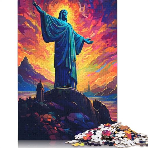 1000-teiliges Puzzle für Erwachsene und Kinder, Rio de Janeiro-Puzzle für Erwachsene, Holzpuzzle, Heimkunstdekor, 75 x 50 cm von LiJianXXE