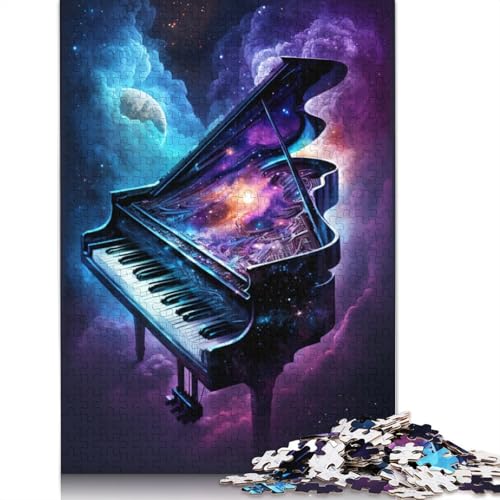 1000-teiliges Puzzlespiel Galaxy Piano, Puzzle für Erwachsene, Puzzle aus Pappe, Lernspiele, Puzzle zur Heimdekoration. (Größe 38 x 26 cm) von LiJianXXE