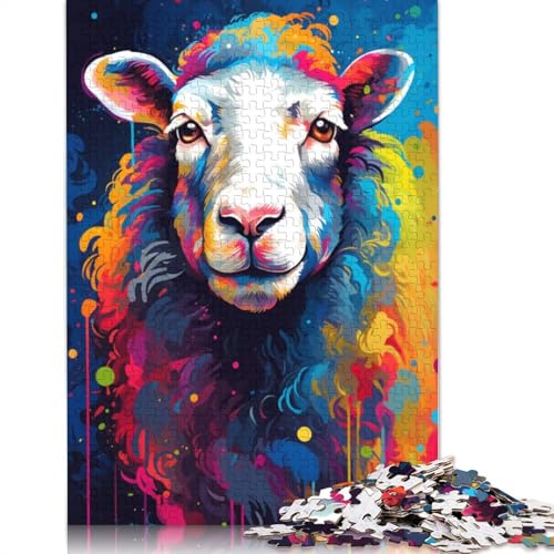 1000-teiliges Puzzlespiel mit Tierschafen, Puzzles für Holzpuzzles, Lernspiel, Herausforderungsspielzeug, 75 x 50 cm 1000-teiliges Puzzlespiel mit Tierschafen, Puzzles für Holzpuzzles, Lernspiel, Herausforderungsspielzeug, 75 x 50 cm von LiJianXXE