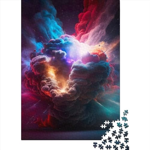 300-teiliges Puzzle für Erwachsene und Teenager, Explosion of Color V, Puzzle für Erwachsene und Teenager, 300 große Teile, Puzzle für Erwachsene, Größe 40x28 cm von LiJianXXE