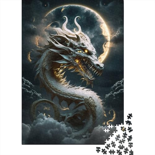 Drachenpuzzle | Puzzle 1000 Teile für Erwachsene, Puzzle für Erwachsene und Teenager, 1000 Teile für Erwachsene, schwierige Puzzles (Größe 75 x 50 cm) von LiJianXXE