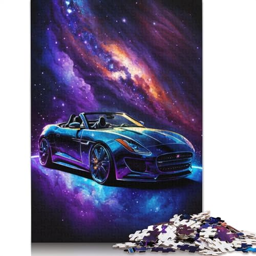 Puzzle 1000 Teile für Erwachsene, Galaxy Sports Car, Puzzle für Erwachsene, Holzpuzzle, Puzzle, praktisches Spiel (Größe 75 x 50 cm) von LiJianXXE