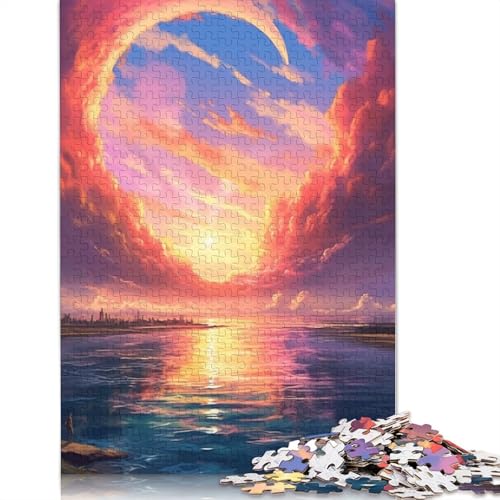 Puzzle 1000 Teile für Erwachsene Anime Art Landschaft Puzzle Karton Puzzle Spielzeug Wanddekoration Größe: 38x26cm von LiJianXXE