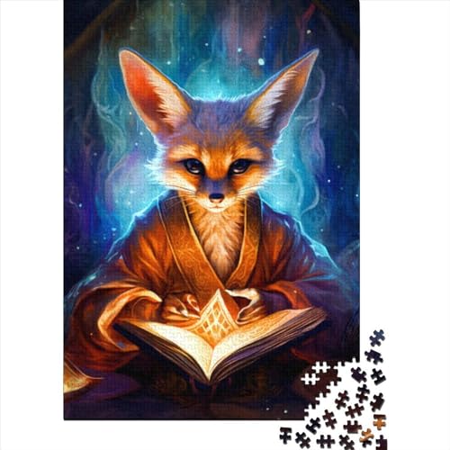 Puzzle 300 Teile, Fuchs-Zauberer, Puzzle für Erwachsene, Teenager, Puzzles für Erwachsene, Lernspiel, Herausforderungsspielzeug, Größe 40x28 cm von LiJianXXE