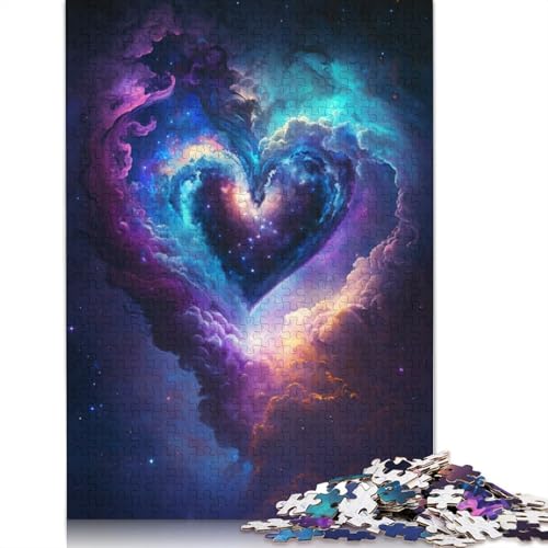 Puzzle Galaxy Love Cloud Puzzles 1000 Teile Kartonpuzzle für Erwachsene Kinder ab 12 Jahren Lernspiele Größe: 38x26cm von LiJianXXE