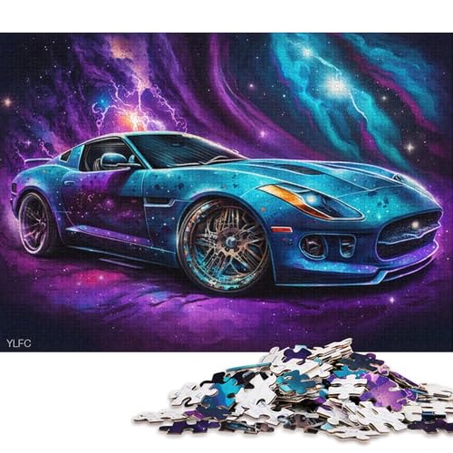 Puzzle für Erwachsene, 1000 Puzzle-Spielzeug, kosmisches Sportauto-Puzzle für Erwachsene, Familienpuzzlespiel aus Karton (Größe 38 * 26 cm) von LiJianXXE