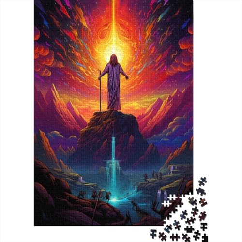 Puzzle für Erwachsene, 1000 Teile, Brasilien, Jesus, Erlöser, Puzzle für Erwachsene, anspruchsvolles Denkspiel (Größe 75 x 50 cm) von LiJianXXE