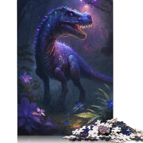 Puzzle für Erwachsene, 1000 Teile, Dinosaurier, Blumen, Galaxie, Puzzle für Erwachsene und Kinder, Holzpuzzle, Spielzeug, Denkspiel, Größe: 75 x 50 cm von LiJianXXE