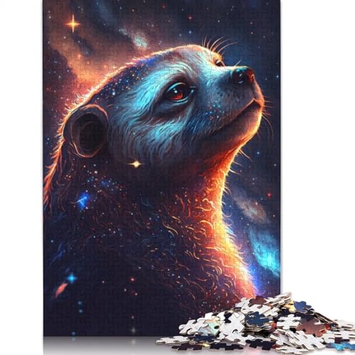 Puzzle für Erwachsene, 1000 Teile, Faultier-Puzzle für Erwachsene und Kinder, Papppuzzle, Spielzeug, Denkspiel, Größe: 38 x 26 cm von LiJianXXE