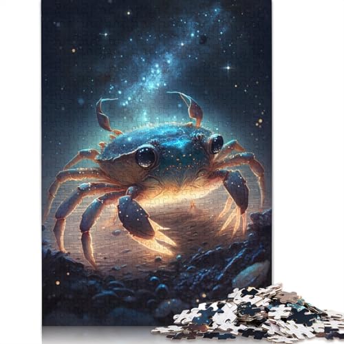 Puzzle für Erwachsene, 1000 Teile, Galaxie-Krabben-Puzzle für Erwachsene und Kinder, Papppuzzle, Spielzeug, Denkspiel, Größe: 38 x 26 cm von LiJianXXE