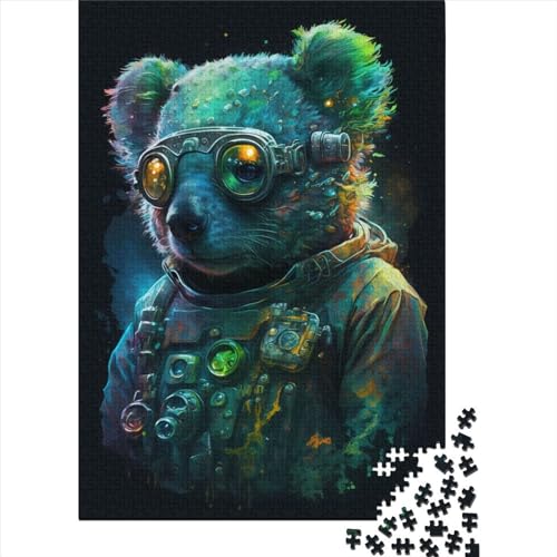 Puzzle für Erwachsene, 1000 Teile, Koala-Holzpuzzle für Erwachsene und Jugendliche von Challenging Game Gifts (Größe 75 x 50 cm) von LiJianXXE