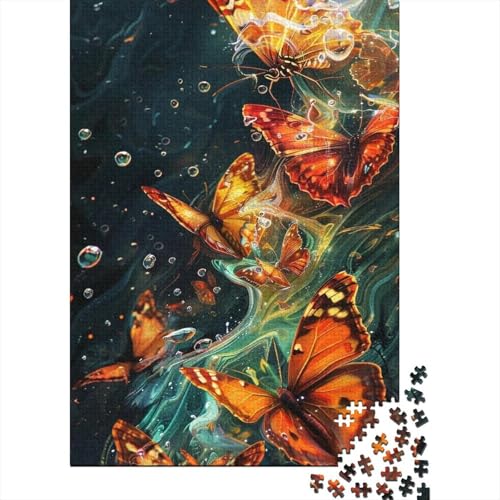 Puzzle für Erwachsene, 1000 Teile, Kosmischer Schmetterling für Erwachsene, schwierige Puzzles für Erwachsene, Puzzle-Geschenke (Größe 75 x 50 cm) von LiJianXXE