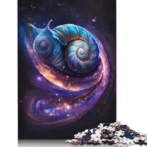 Puzzle für Erwachsene, Galaxie-Schnecken-Puzzle 1000 Teile für Erwachsene, Kartonpuzzle, geeignet für Erwachsene und Kinder ab 12 Jahren, Geschenkideen, Größe: 38 x 26 cm von LiJianXXE