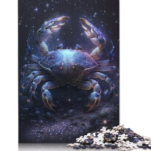 Puzzle für Erwachsene, Galaxy Crab, 1000-teiliges Puzzle, Holzpuzzle für Erwachsene und Kinder ab 12 Jahren, Lernspielzeug, Größe: 75 x 50 cm von LiJianXXE