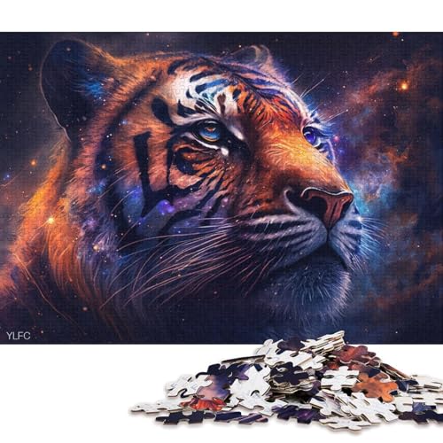 Puzzle für Erwachsene, Nebeltiger für Erwachsene, 1000 Teile, Puzzlegeschenke, Kartonpuzzle für Erwachsene und Kinder ab 12 Jahren ist ideal (Größe 38 * 26 cm) von LiJianXXE