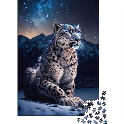 Puzzles1000 Teile Leoparden-Puzzle für Erwachsene, Puzzle 1000 Teile Puzzle für Erwachsene Teenager (Größe 75 x 50 cm) von LiJianXXE