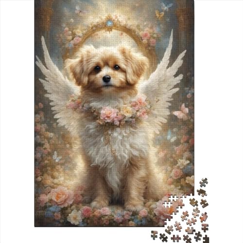 Tier-Fantasie-Hund-Puzzle aus Holz, Puzzle für Erwachsene, Teenager, Puzzle für Erwachsene, 1000 Teile, anspruchsvolles Spiel, Geschenke, Größe 75x50 cm von LiJianXXE