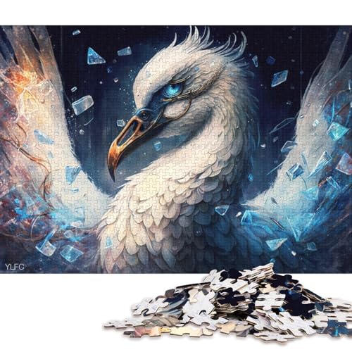 für Erwachsene 1000-Teile Puzzle-Geschenke Weißer Schwan-Krieger-Puzzle für Erwachsene Karton-Puzzles Puzzle-Praxisspiel (Größe 38 * 26 cm) von LiJianXXE