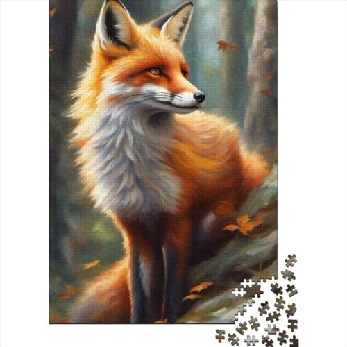 für Erwachsene Puzzle 1000 Teile Tierfuchs Puzzle für Erwachsene 1000 Teile Puzzle für Erwachsene Teenager Größe 75x50cm von LiJianXXE