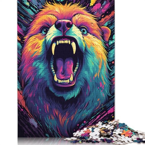 1000-teiliges Puzzle, Tiere, Chow-Chow-Puzzle für Erwachsene, Kartonpuzzle, Denksport-Puzzle für Erwachsene, 38 x 26 cm von LiJianXXL