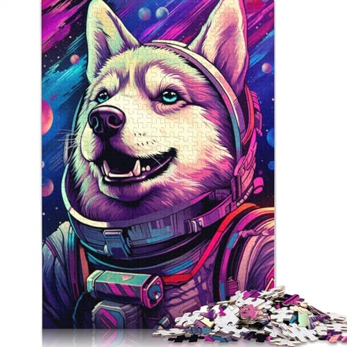 1000-teiliges Puzzle Baby Husky, Puzzle für Erwachsene, Kartonpuzzle, Erwachsene und Kinder, 38 x 26 cm von LiJianXXL