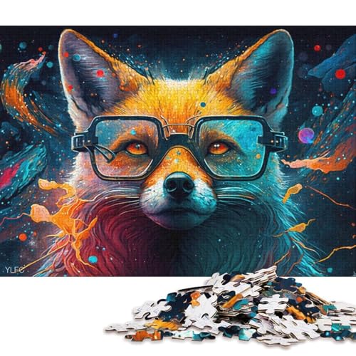 1000-teiliges Puzzle Cosmic Fo*Wears Glasses für Erwachsene, Kartonpuzzle, Lernspiele, Heimdekorationspuzzle. (Größe 38 * 26 cm) von LiJianXXL