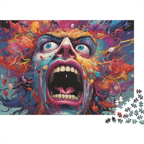 1000-teiliges Puzzle Fantasy-Monster-Puzzle für Erwachsene und Kinder, Holzpuzzle, Spielzeug, Denkspiel, 50 x 75 cm von LiJianXXL