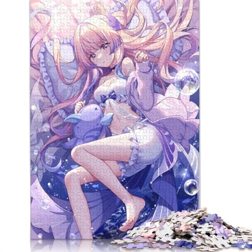 1000-teiliges Puzzle Genshin Impact, Puzzle für Erwachsene, Holzpuzzle, Puzzles für Kinder, Geschenke (Größe 75 x 50 cm) von LiJianXXL