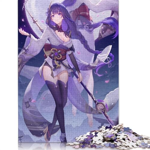 1000-teiliges Puzzle Genshin Impact, Puzzle für Erwachsene, Kartonpuzzle, Lernspielzeug (Größe 38 x 26 cm) von LiJianXXL