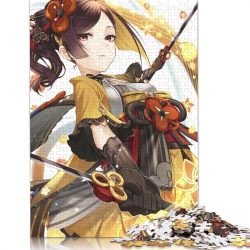 1000-teiliges Puzzle Genshin Impact, Puzzles für Erwachsene, Holzpuzzles, Lernspiele, Heimdekorationspuzzle. (Größe 75 x 50 cm) von LiJianXXL